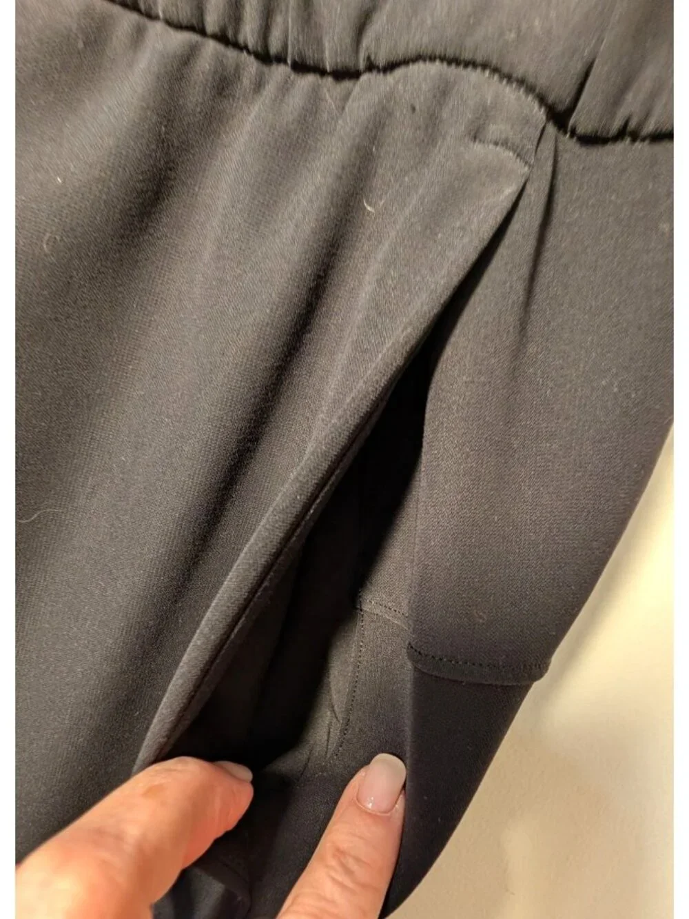 Lululemon On the Fly Pant Woven 7/8, Wide Leg Cropped, Black Size 12
